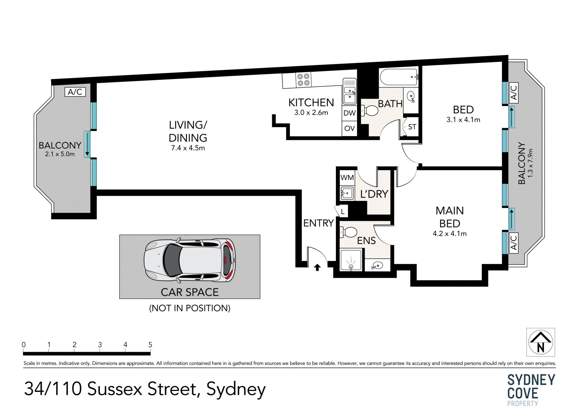 34/110 Sussex Street, SYDNEY NSW 2000, Sydney - Image 1