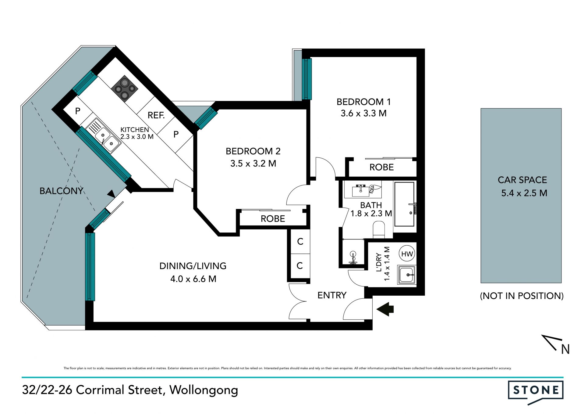Spacious unit in great location