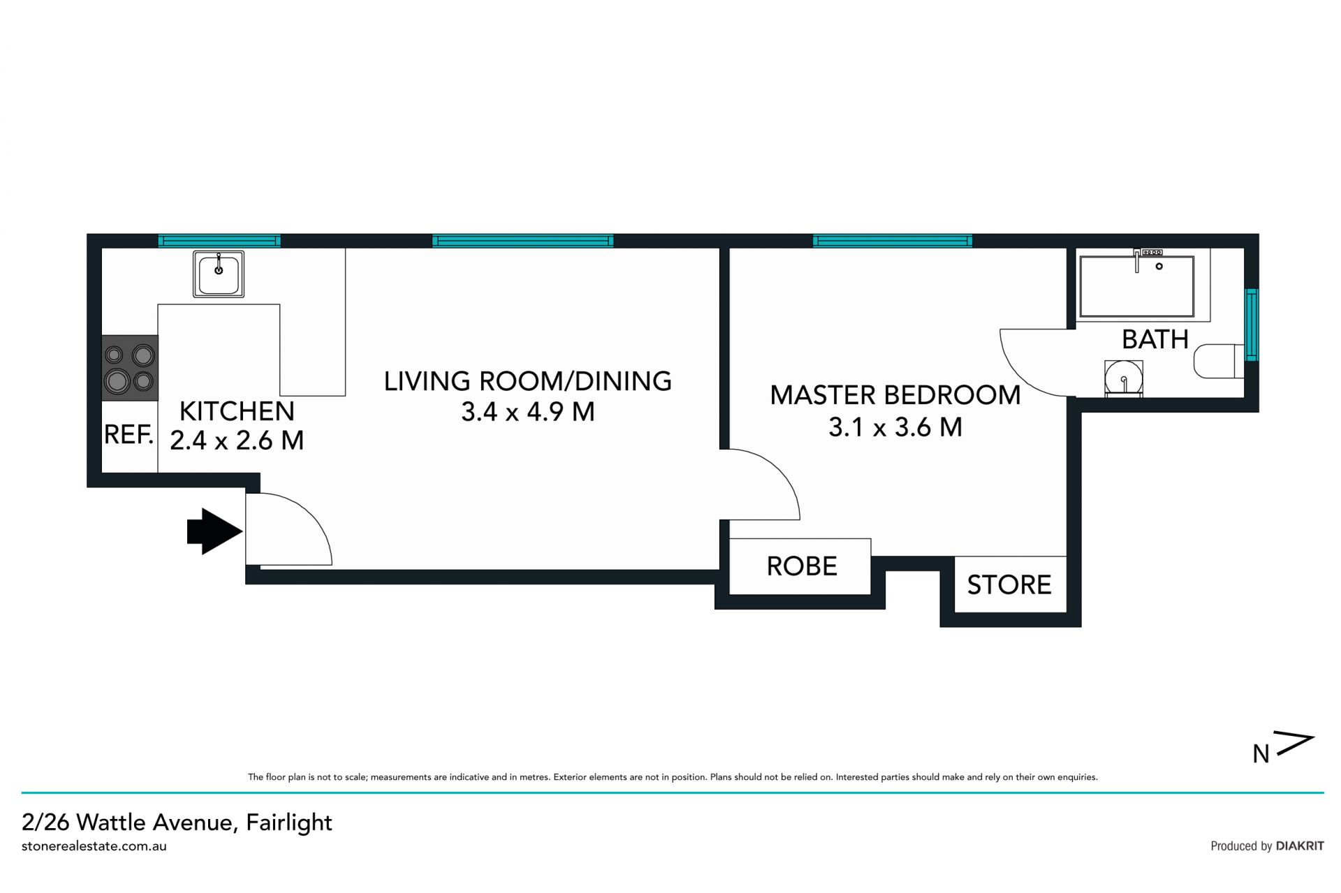 Fabulous apartment with share parking