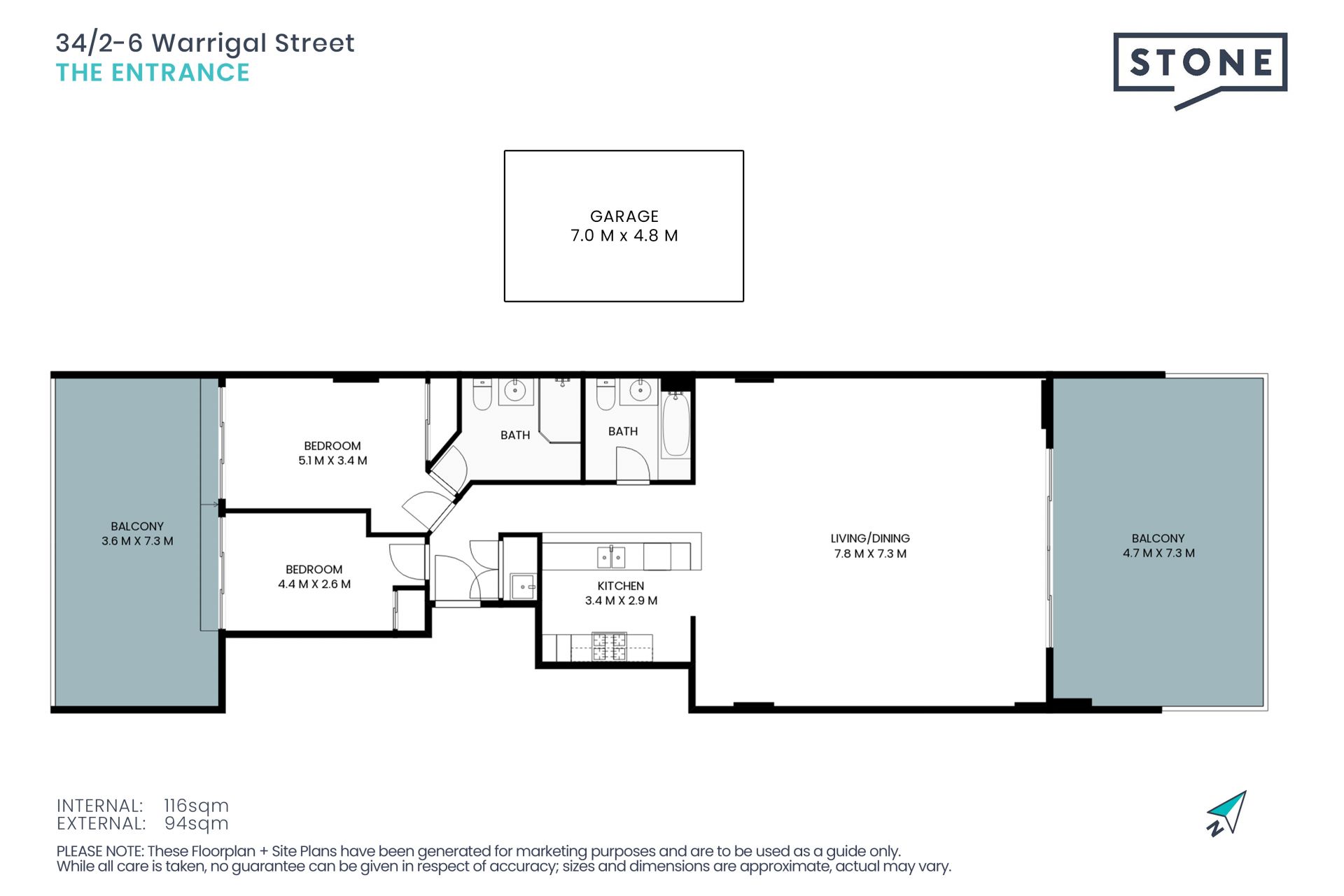Top-Floor Apartment with Expansive Ocean & Lake Views + Rooftop Terrace