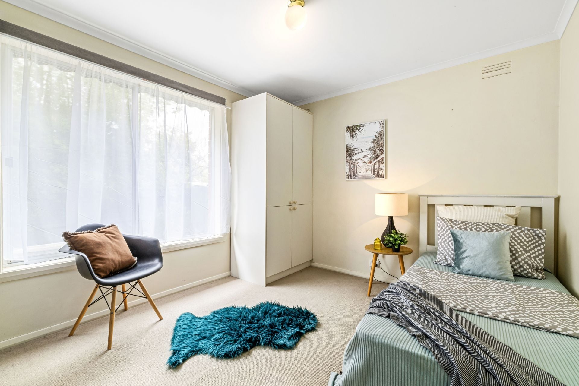 Mid Century Dimensions In A Well-Connected Locale.
