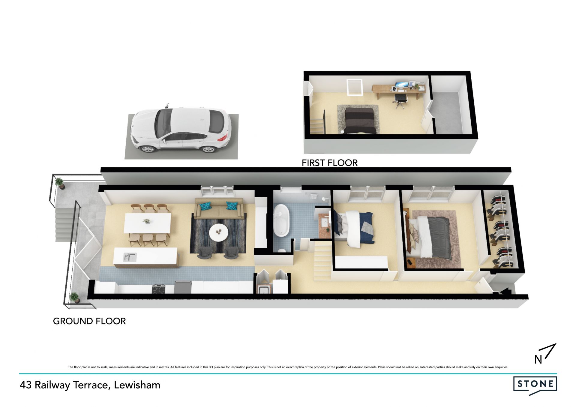 Stylish home of quiet privacy and exceptional convenience