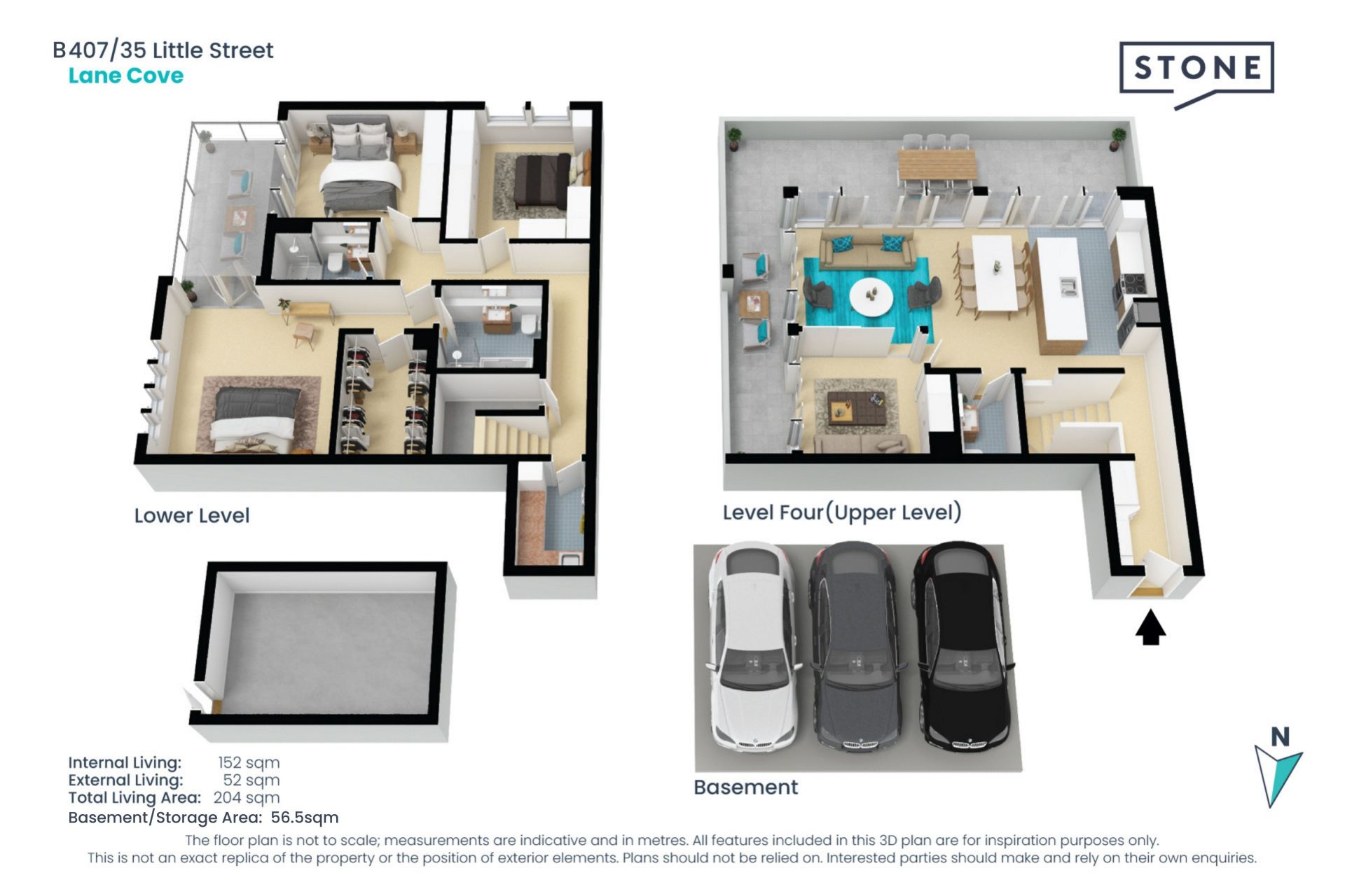 Bespoke dual level penthouse in luxury development