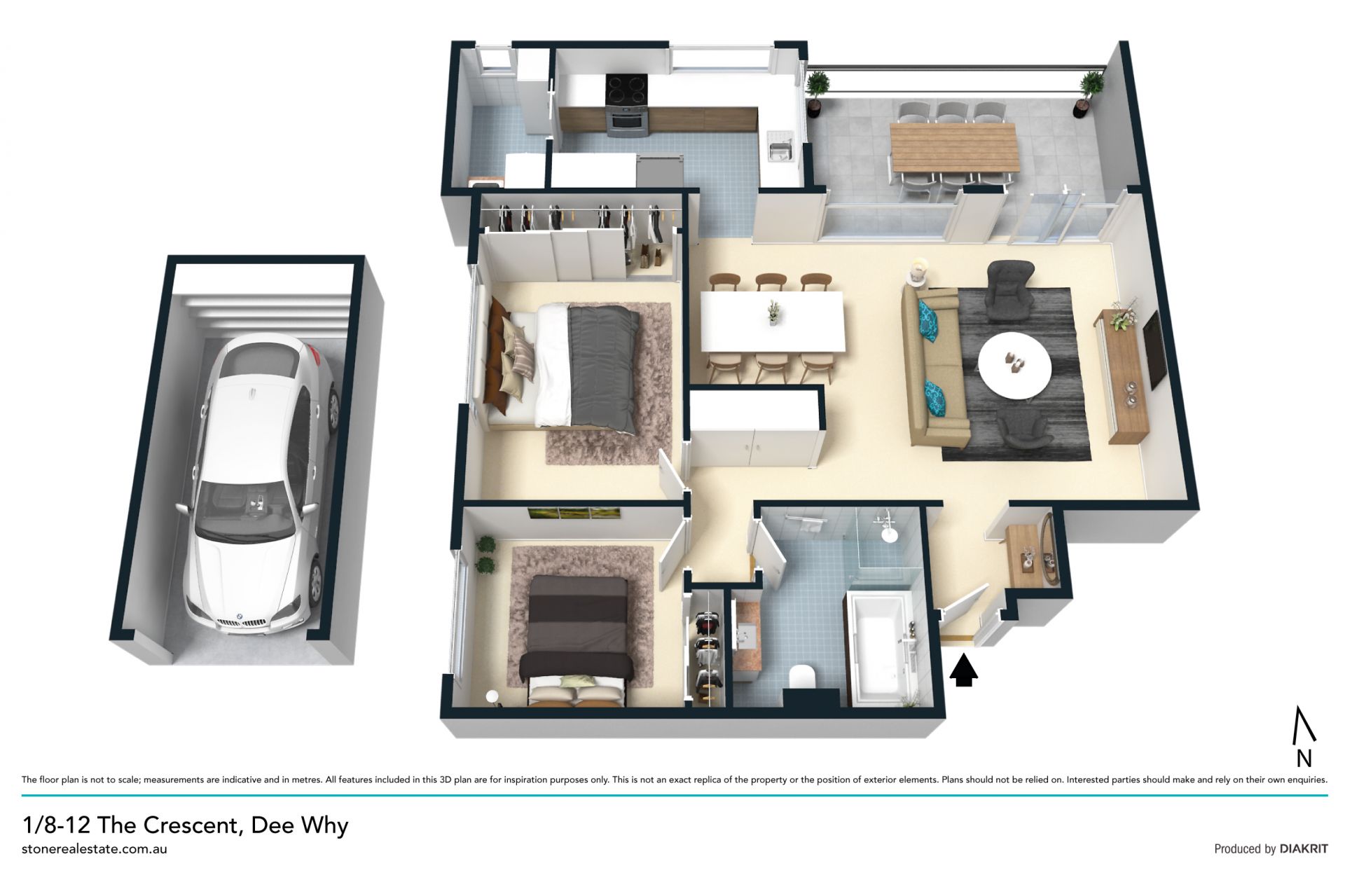 Oversized apartment in great location