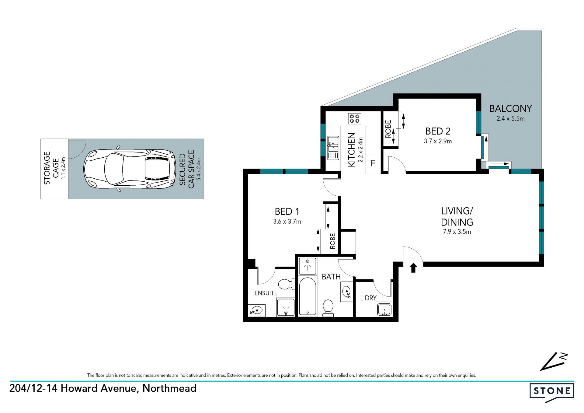 Brilliant entry or investment in top floor corner
