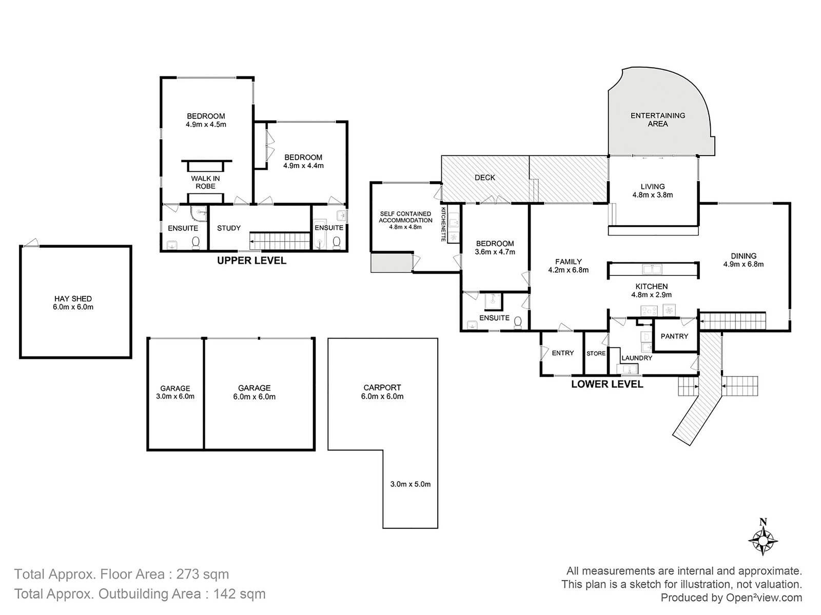 TRANQUILL AND PRIVATE: HOBBY FARM WITH VIEWS