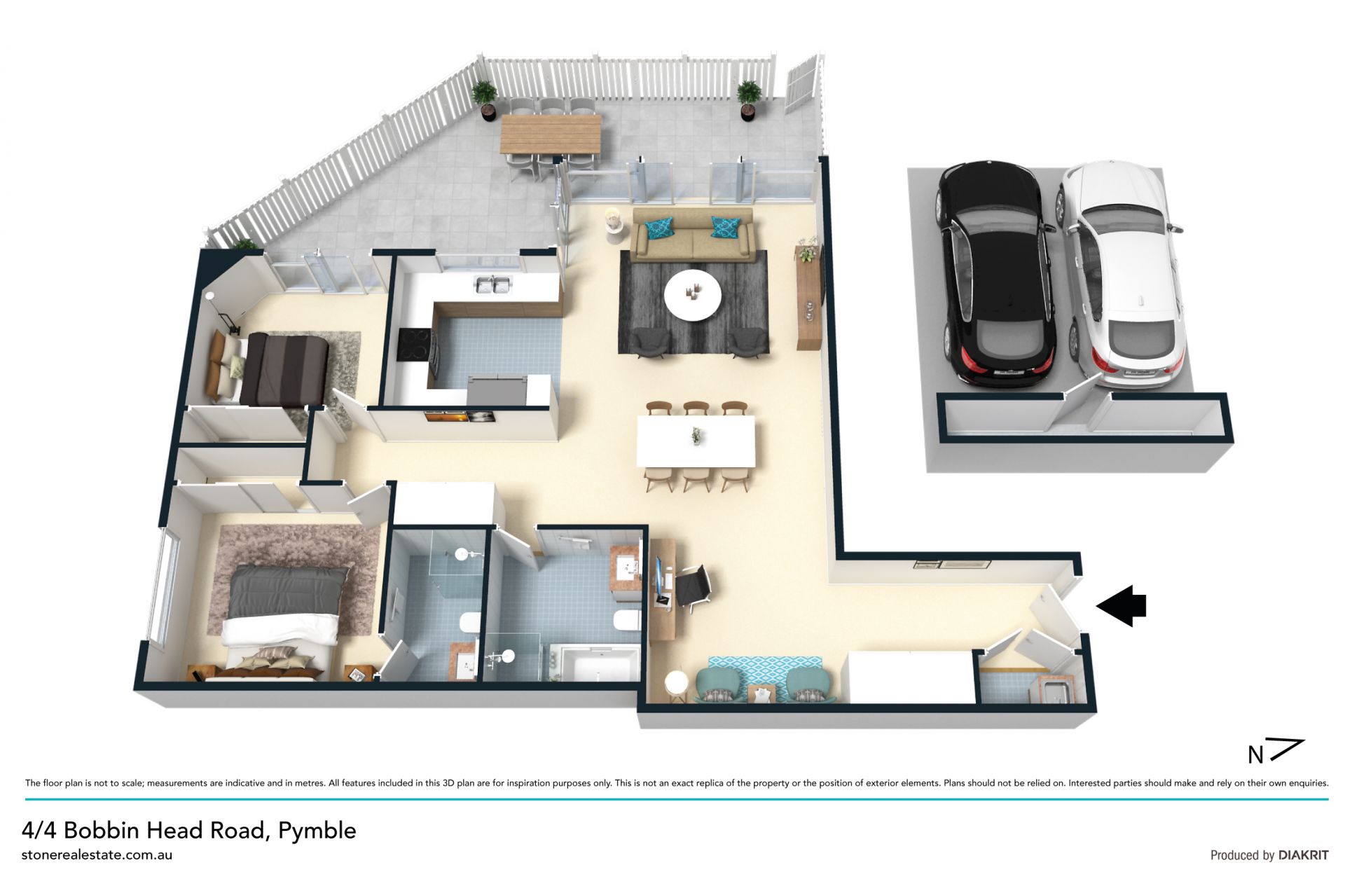 Lifestyle apartment in premier walk-rail location