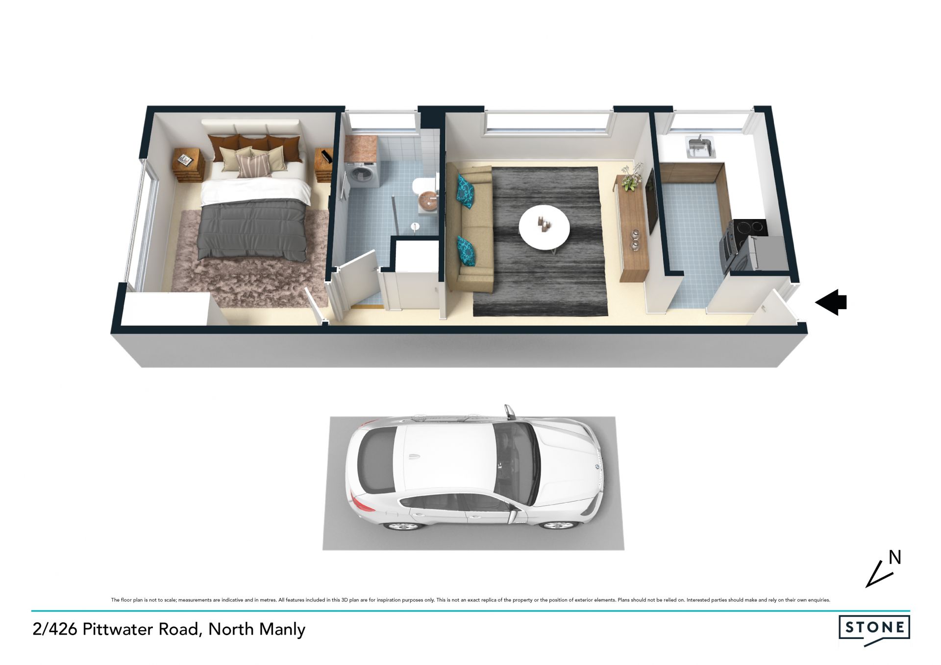 Contemporary convenience in central spot