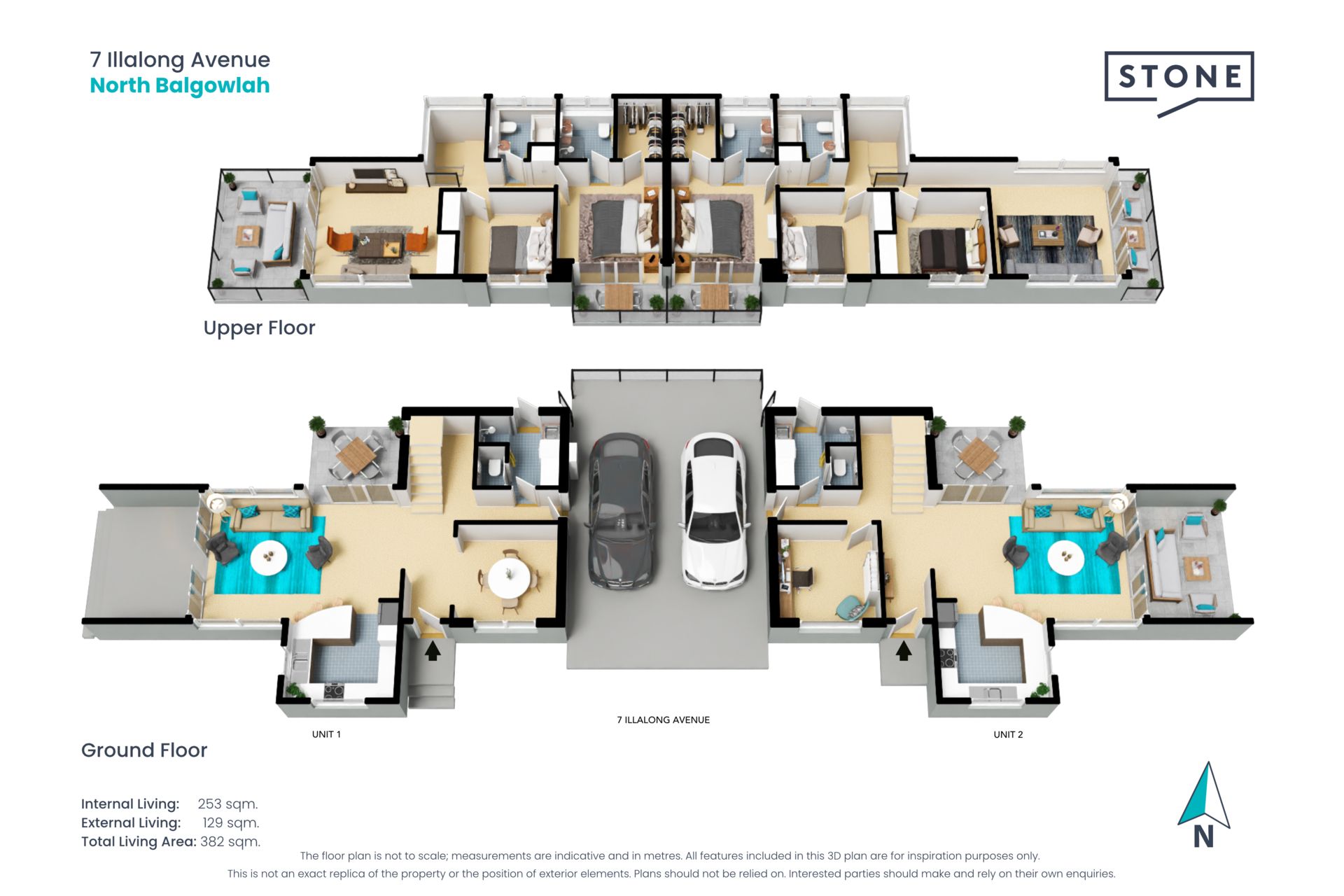 TWO Spacious, Modern Townhomes on ONE Title