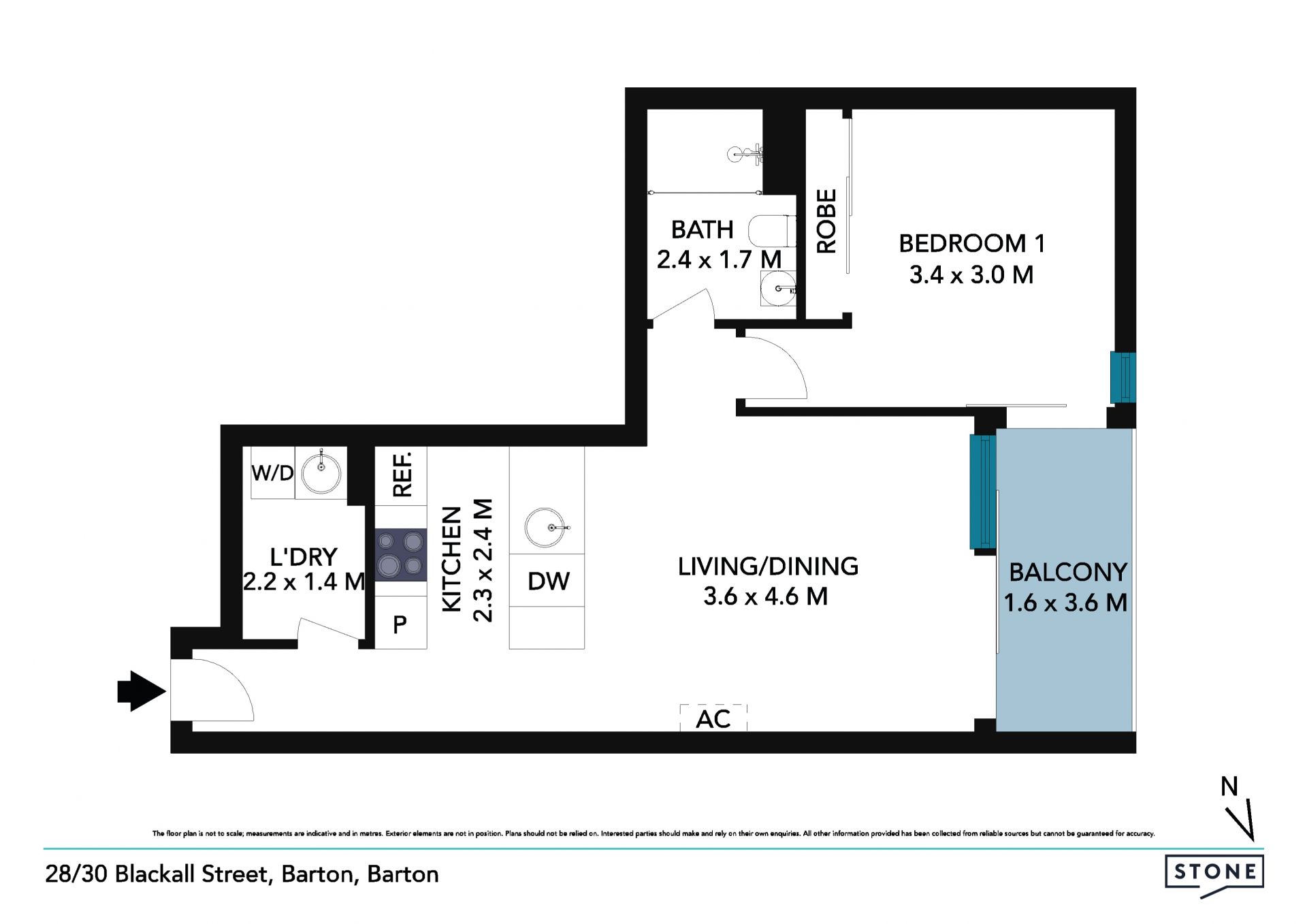 Immaculate one bedroom apartment