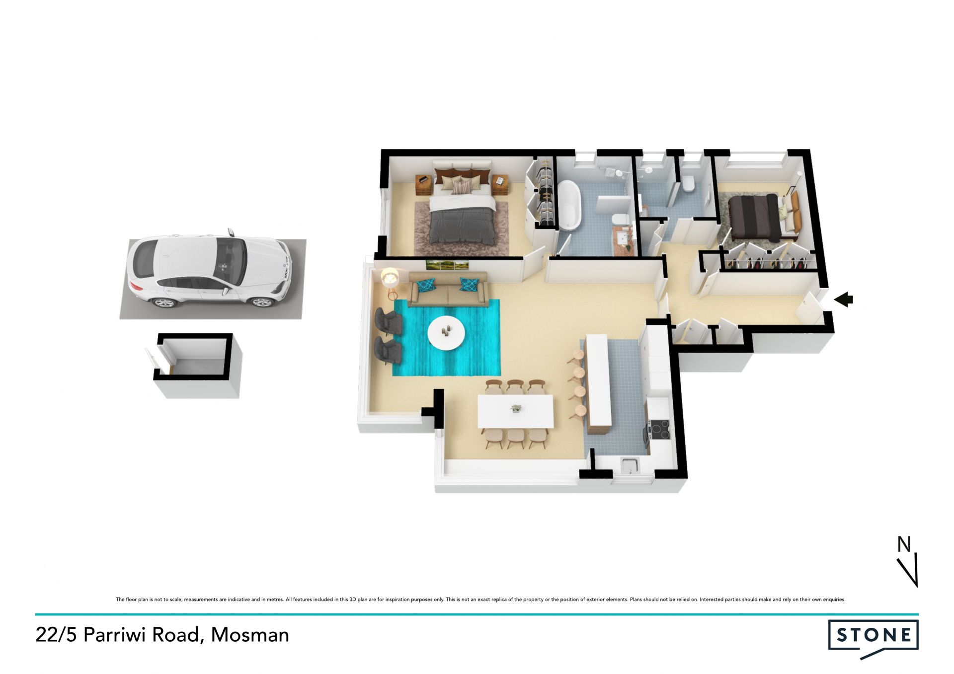 Penthouse perfection with designer interiors