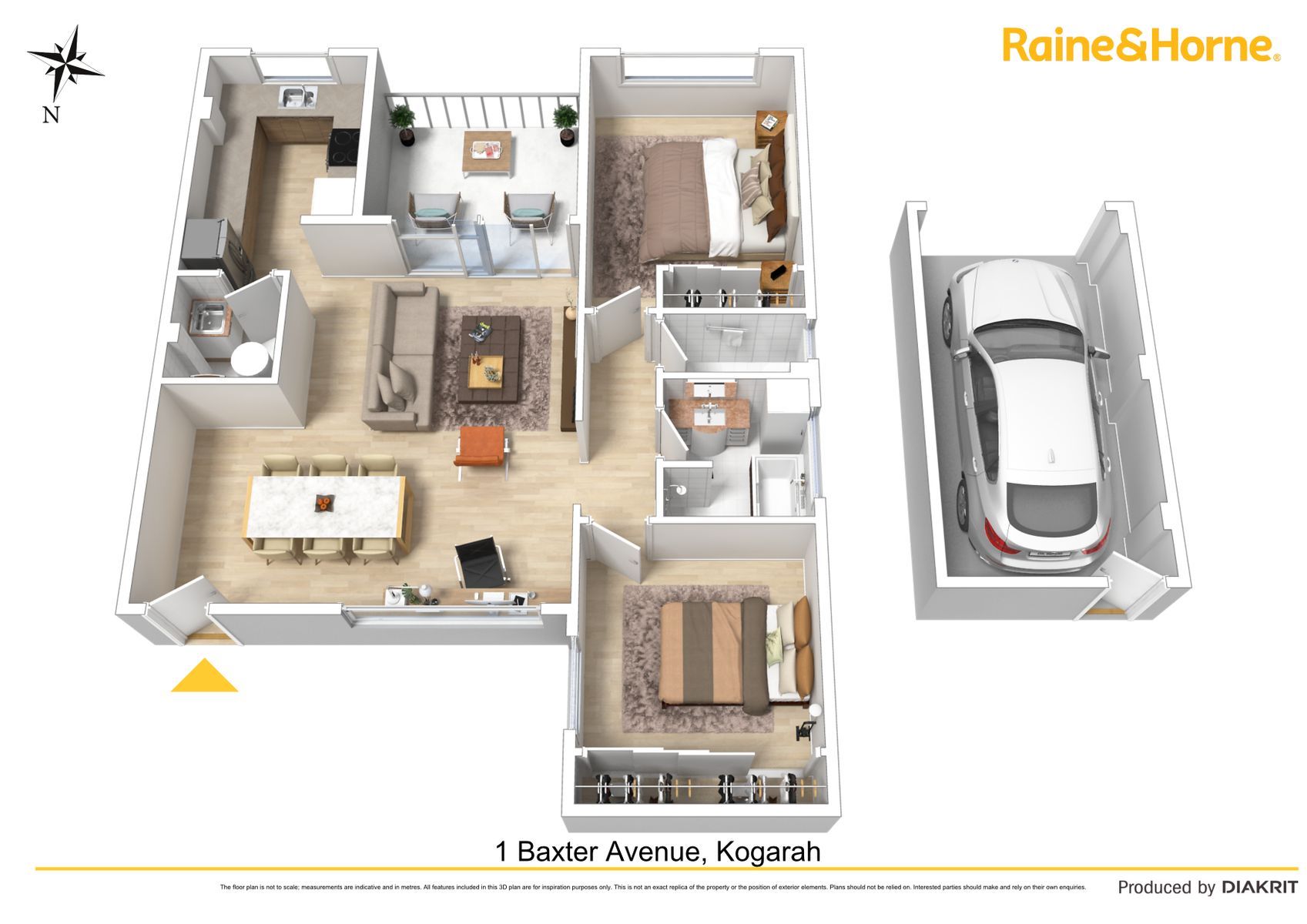 Stunning apartment with entry-level appeal