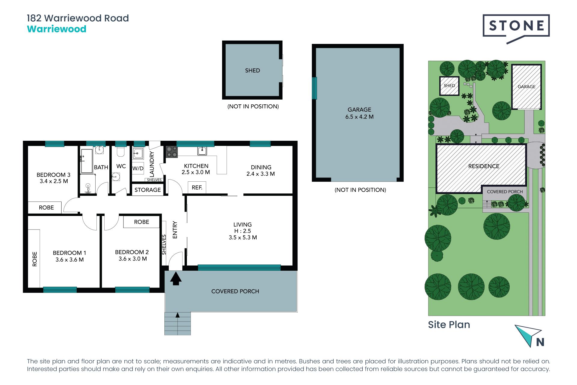 Single level brick family home with North-East facing backyard