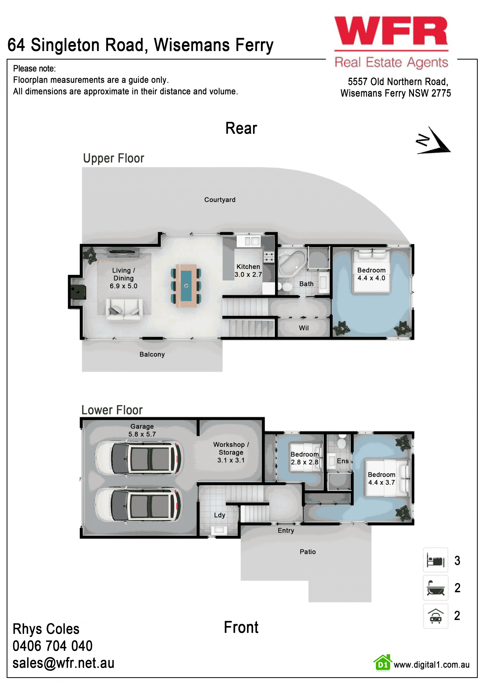 Price Reduced - Architectural Abode With River Views, Heart of Wisemans Ferry