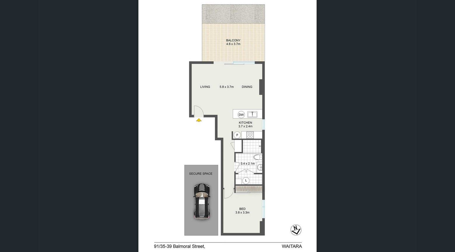 Modern Apartment in the Heart of Waitara !