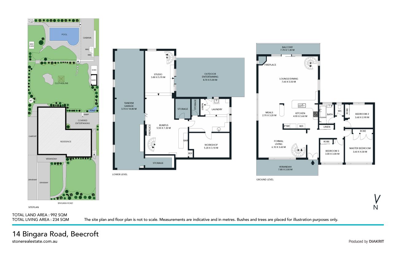 Large family home on 992sqm of land