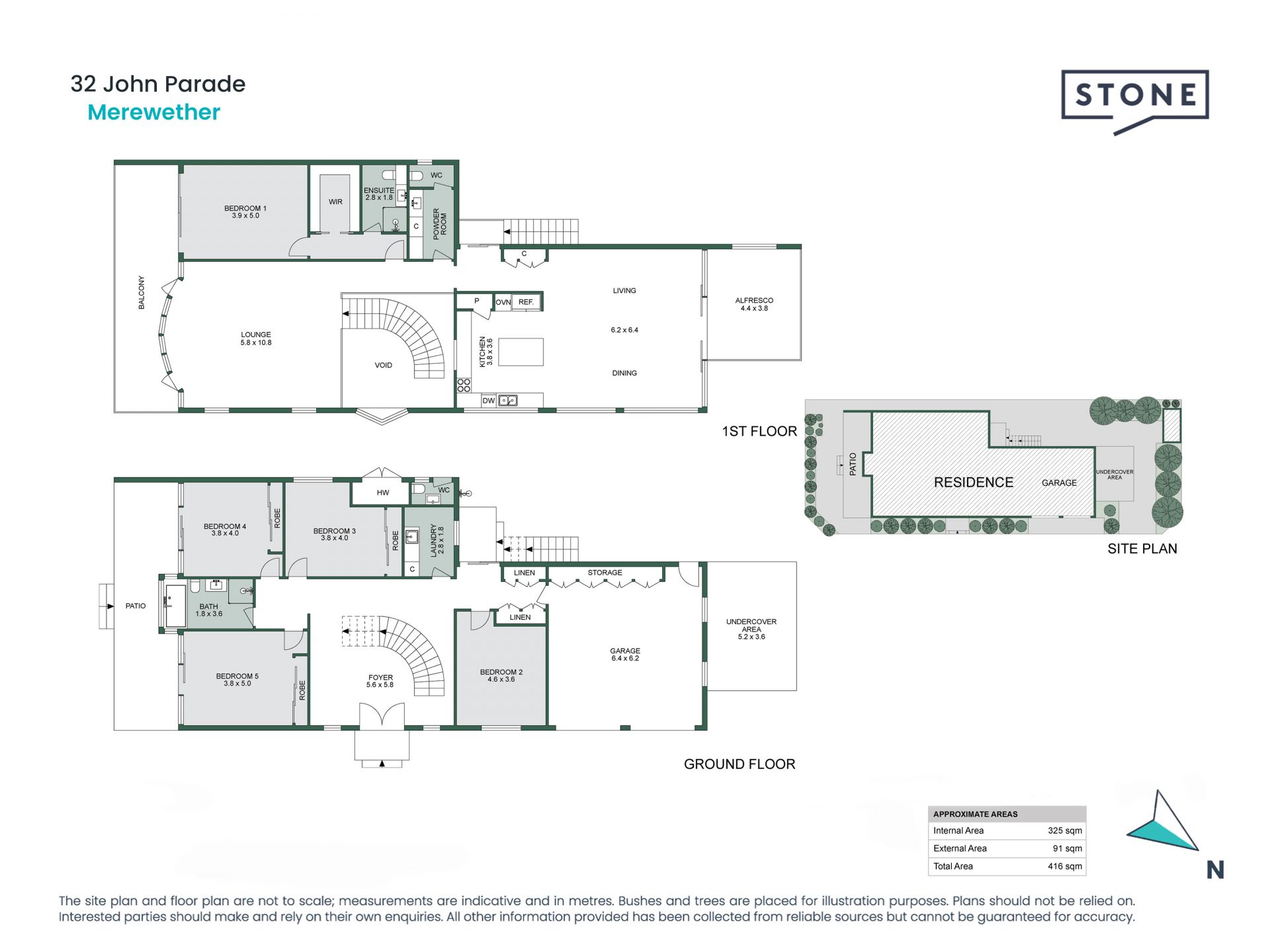Full Length House Views of Water from Entire Top Level
