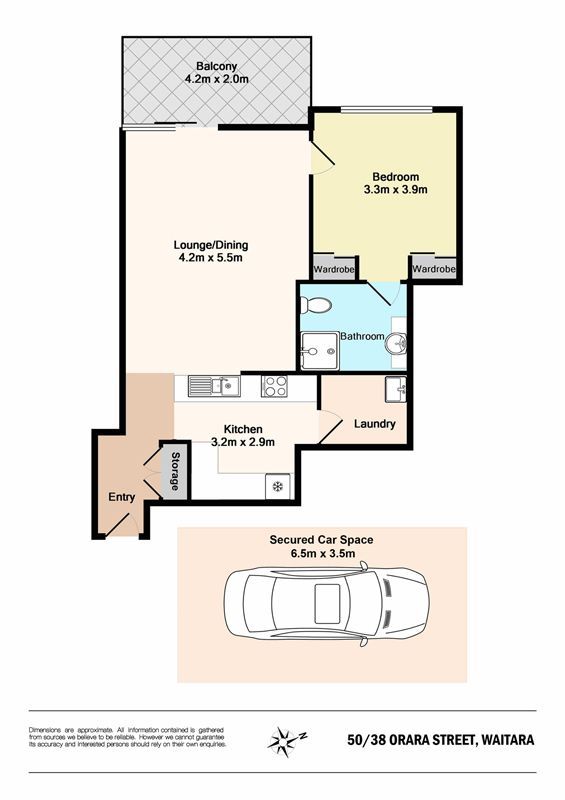 Oversized one-bedroom ground floor apartment