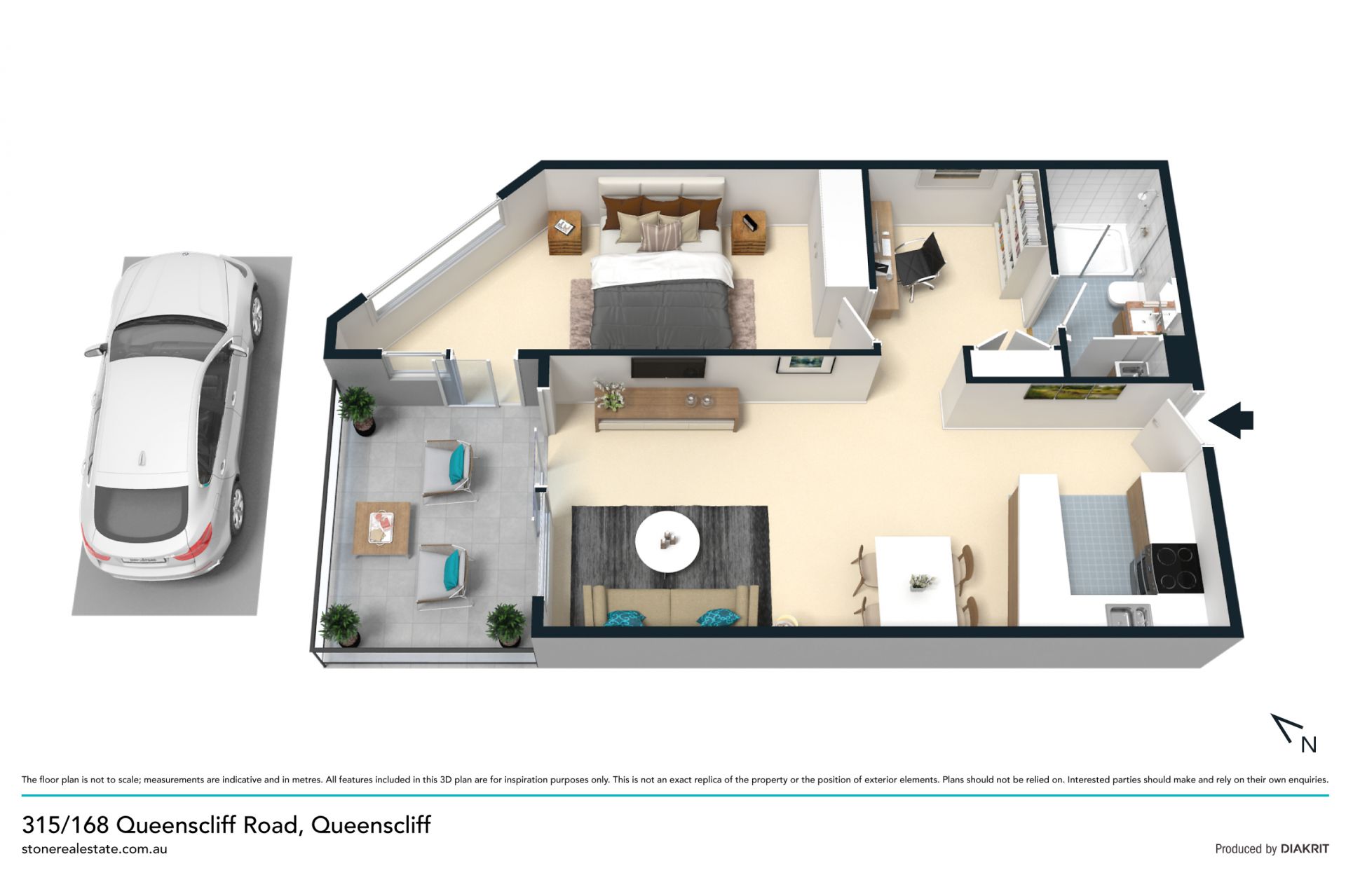 Oversized apartment in the prestigious 'Catalinas'