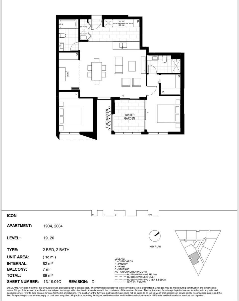 Water view 2 bedroom + study apartment in super convenient location