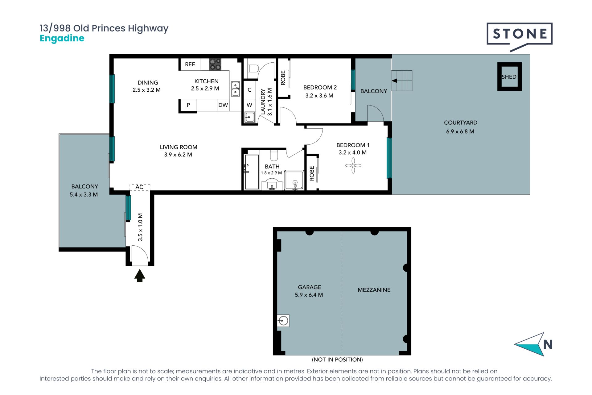 Villa Style Apartment – Great Location
