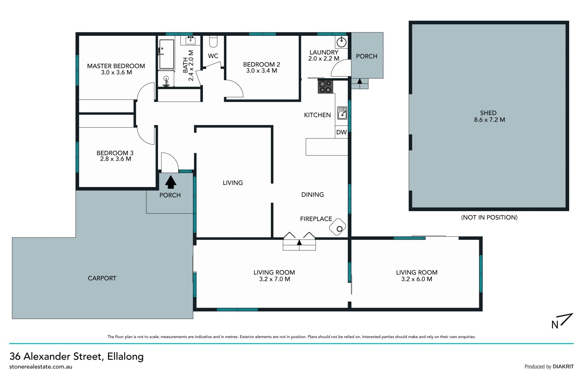 Family home in village location
