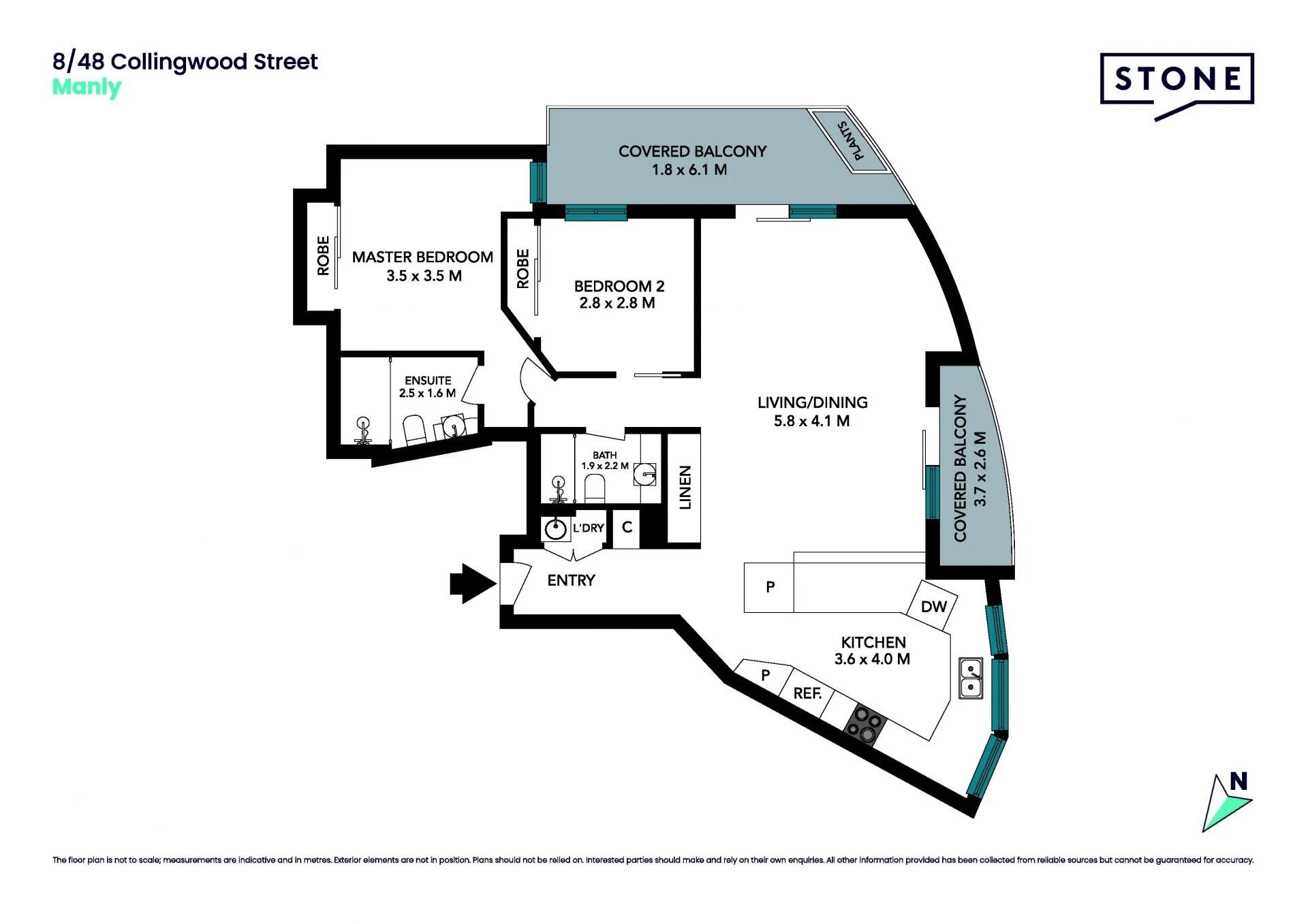 Exceptional Apartment Footsteps from the Beach