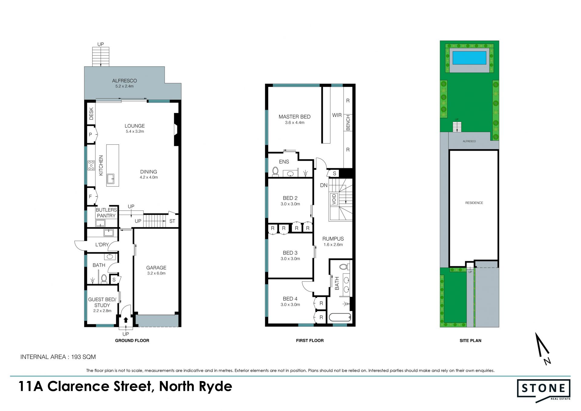 Stylish Near New Duplex In Prime Location - North Facing Rear With Pool