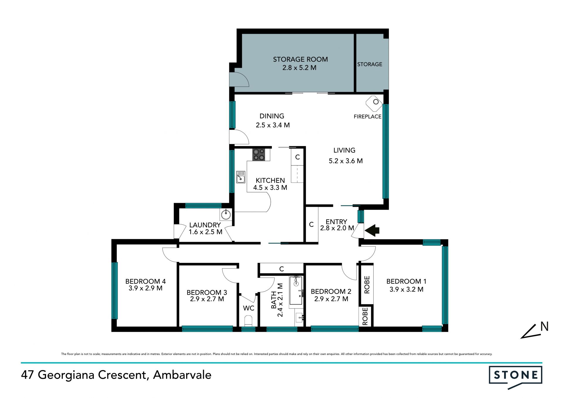 Smart four bedder