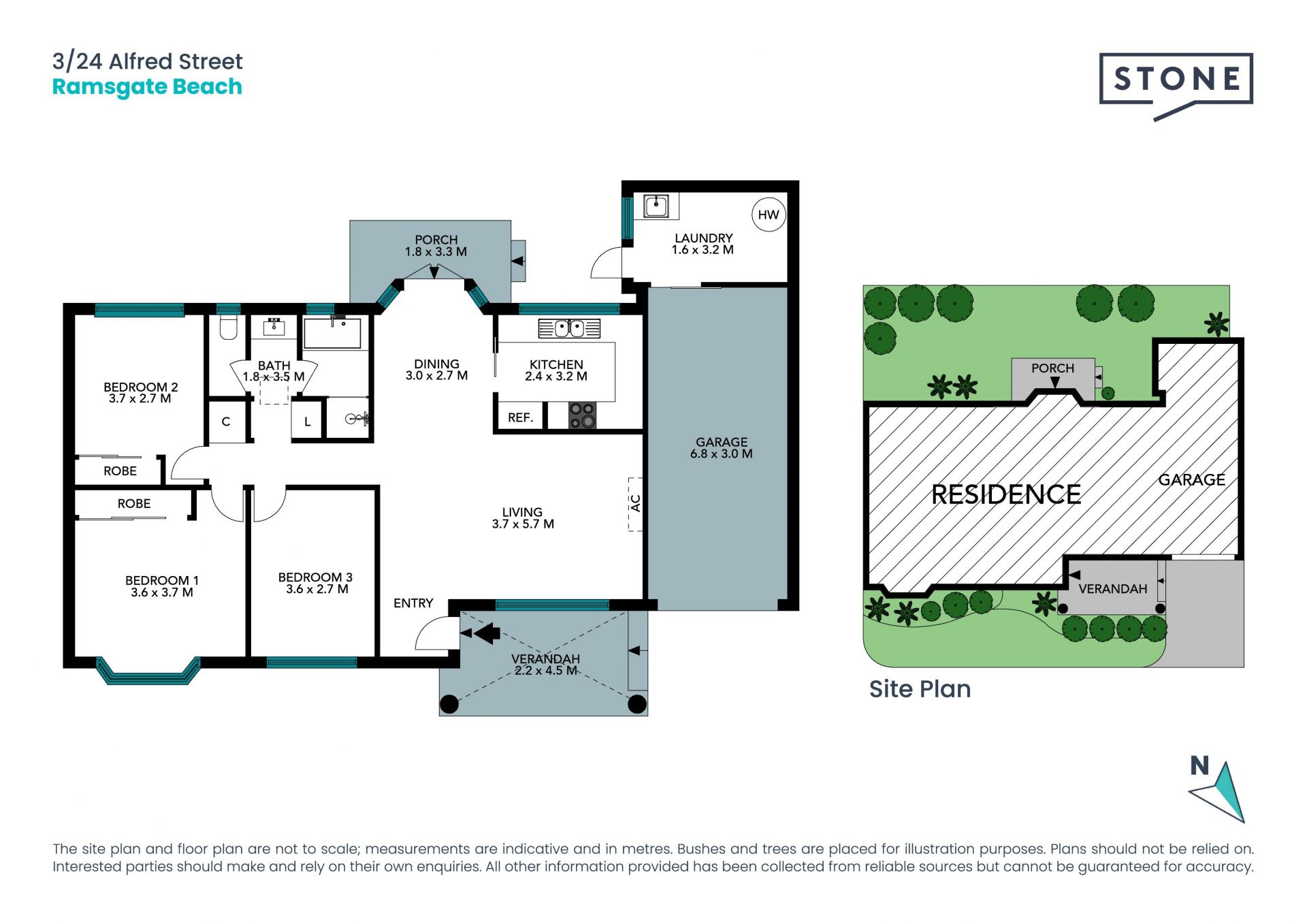 Garden villa with space, light and location