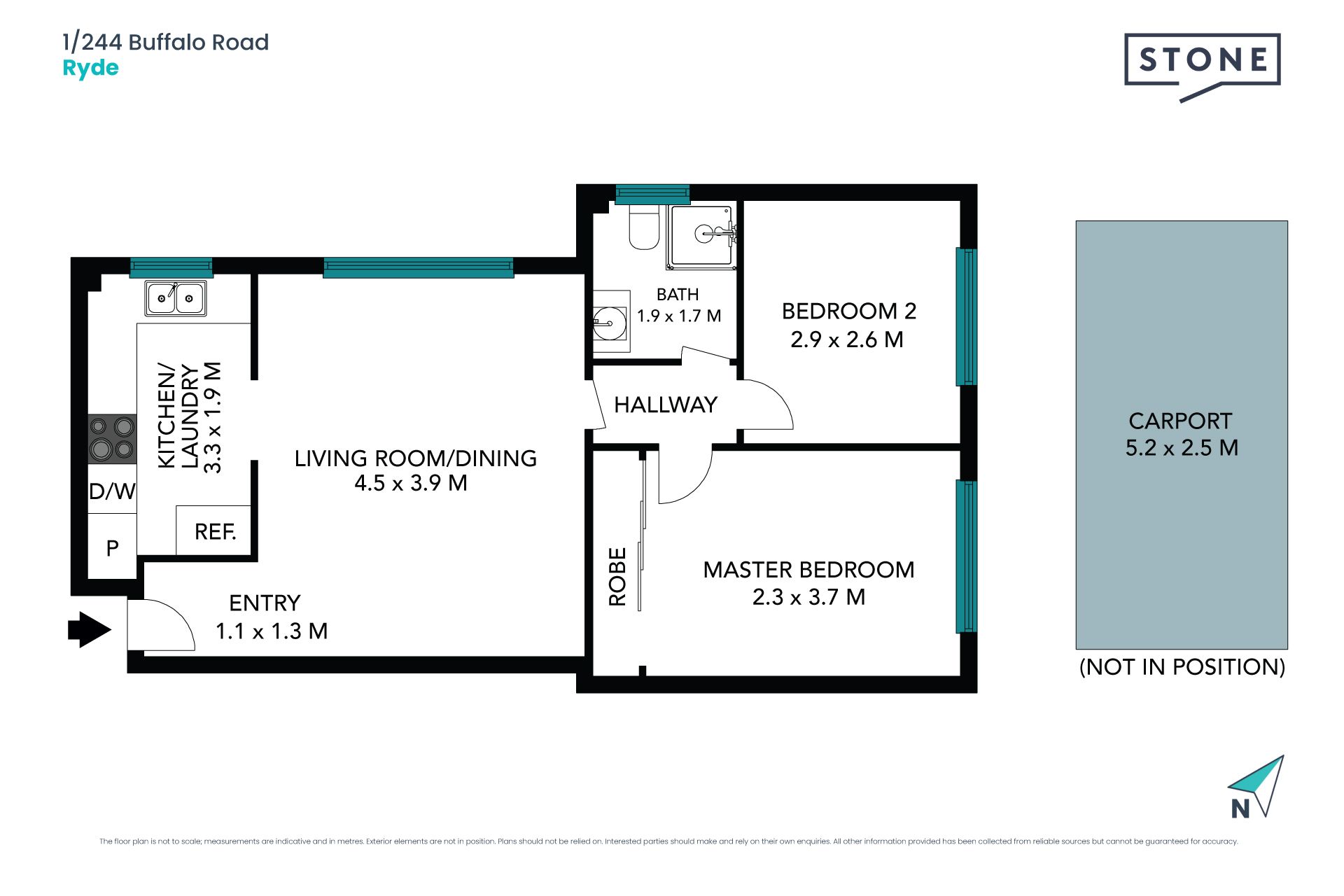 Well-maintained apartment in ideal location