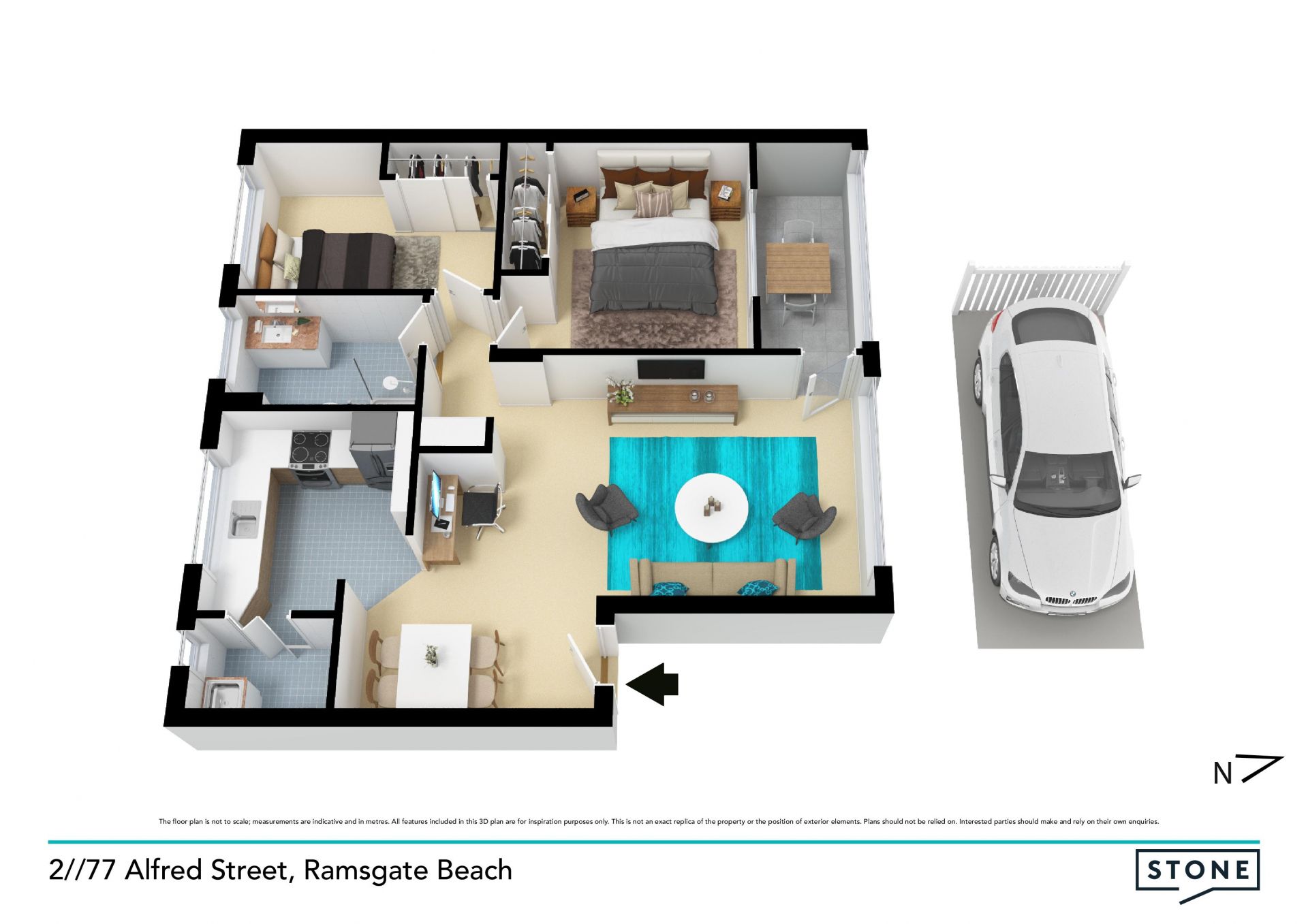 North Facing and Designer Sanctuary in a Beachside Setting