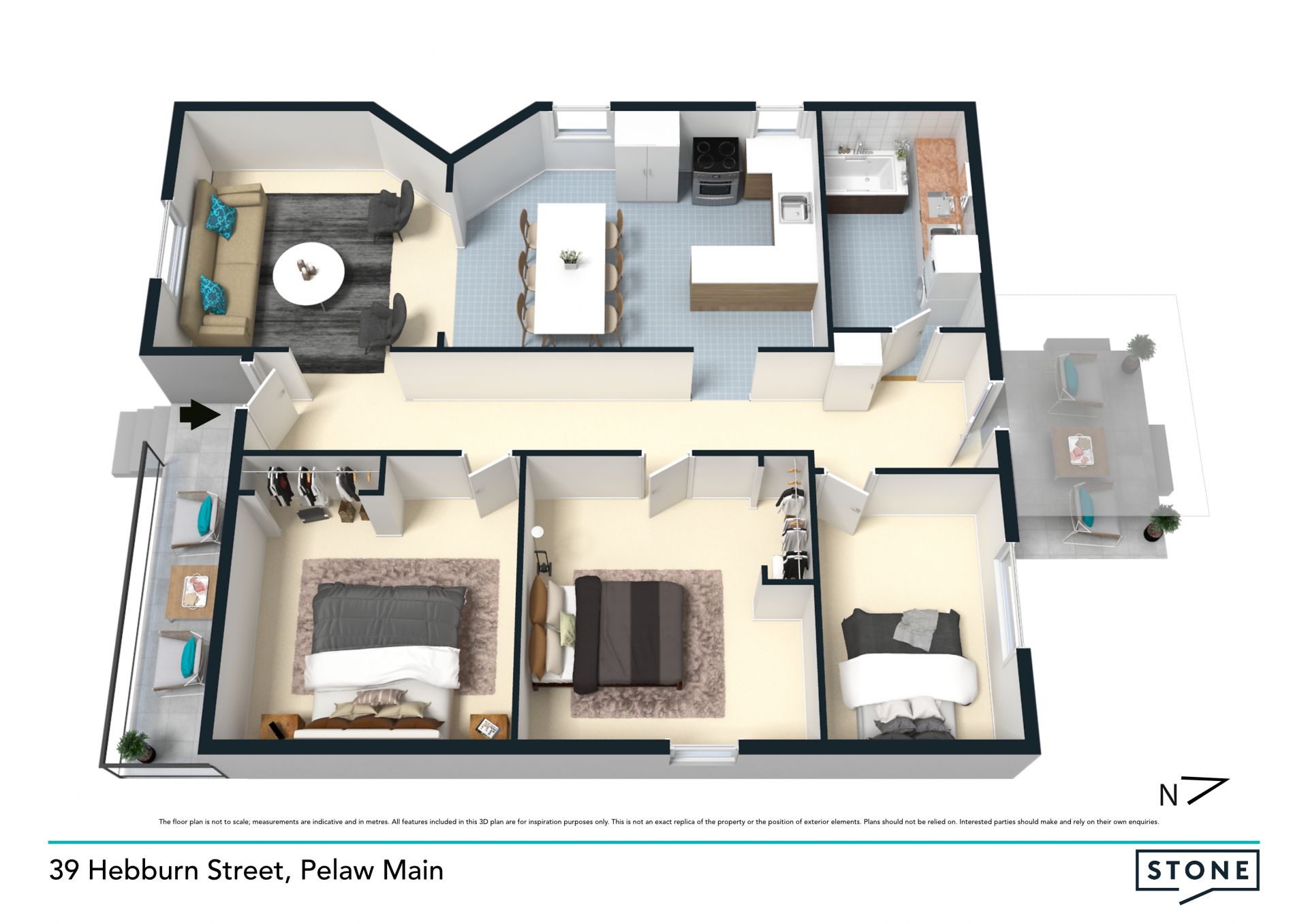 Easycare home with generous dimensions