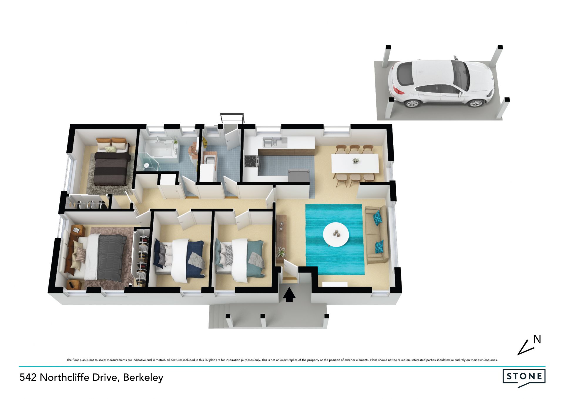 Enticing single level home with abundant potential