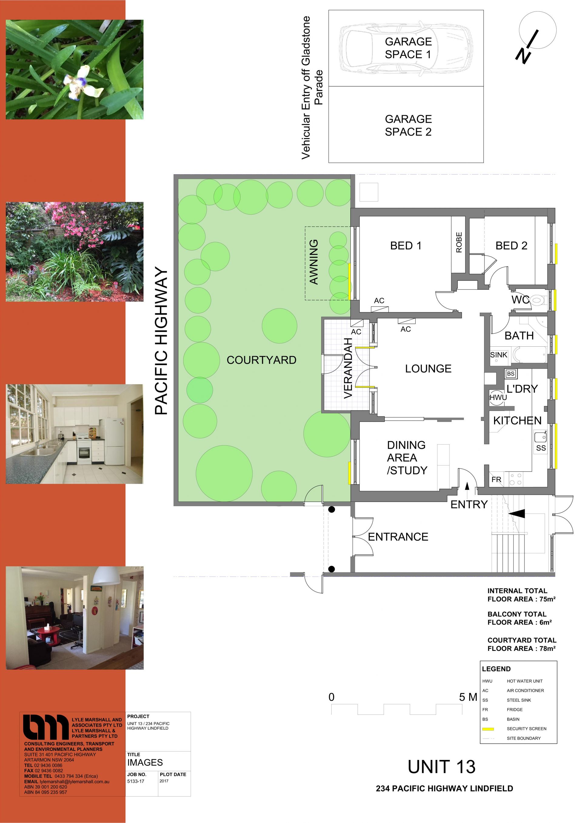 Renovated courtyard apartment