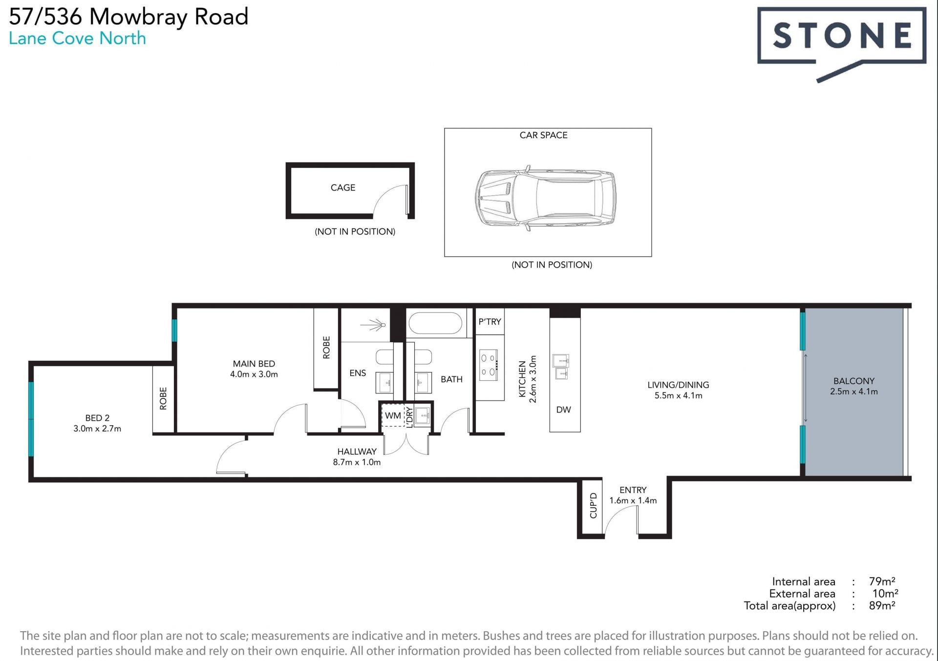 Contemporary apartment in prime Lane Cove location