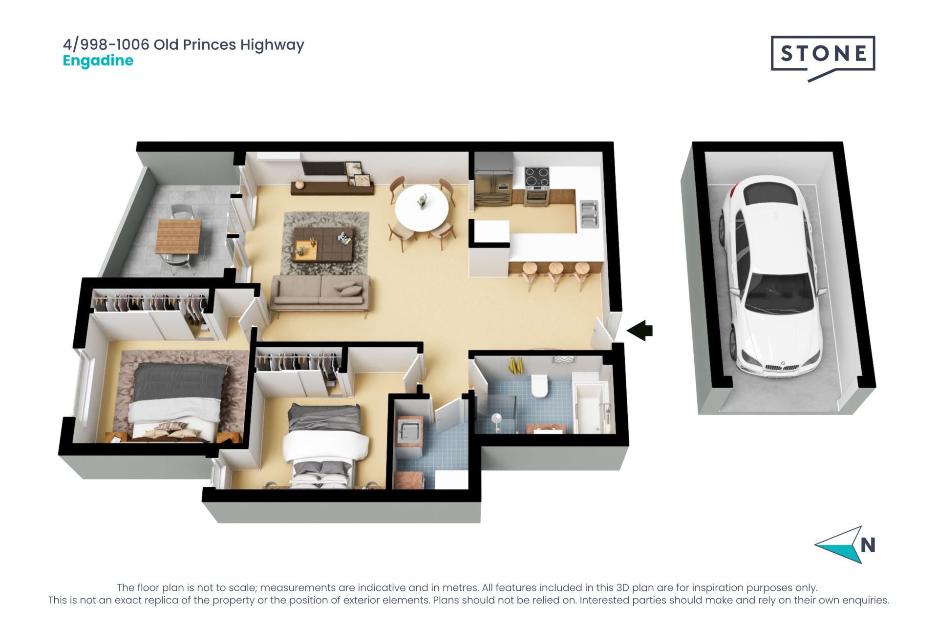 Convenient stylish apartment in a central location