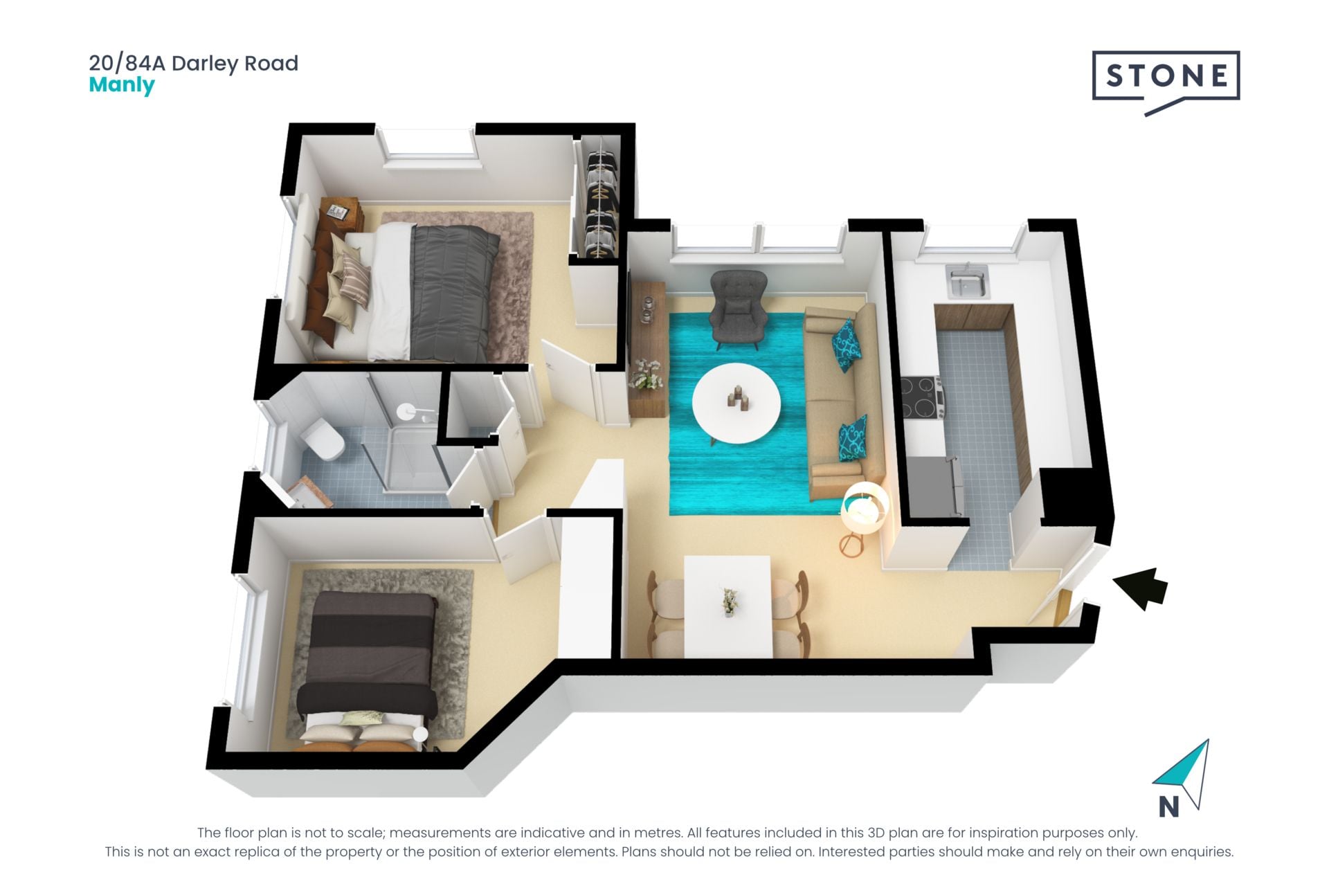 Fresh and airy apartment in the heart of Manly *Open Home Cancelled*