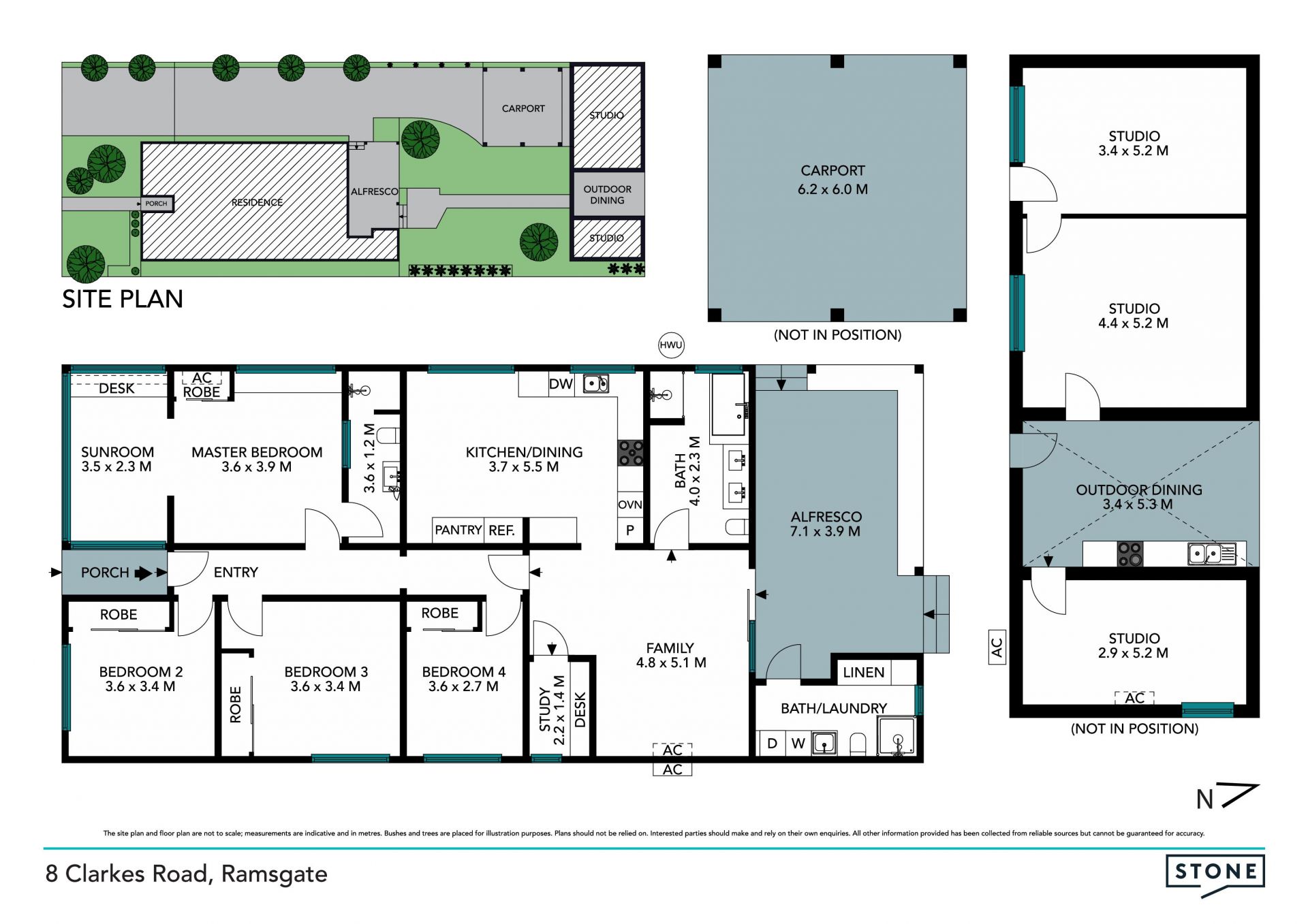 Spacious family home with separate guest residence