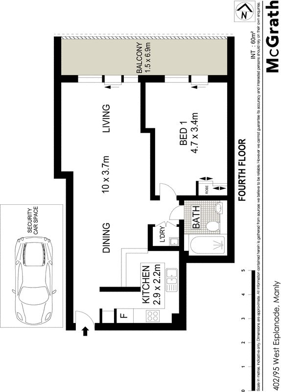 Ultra-modern security apartment only metres from the beach