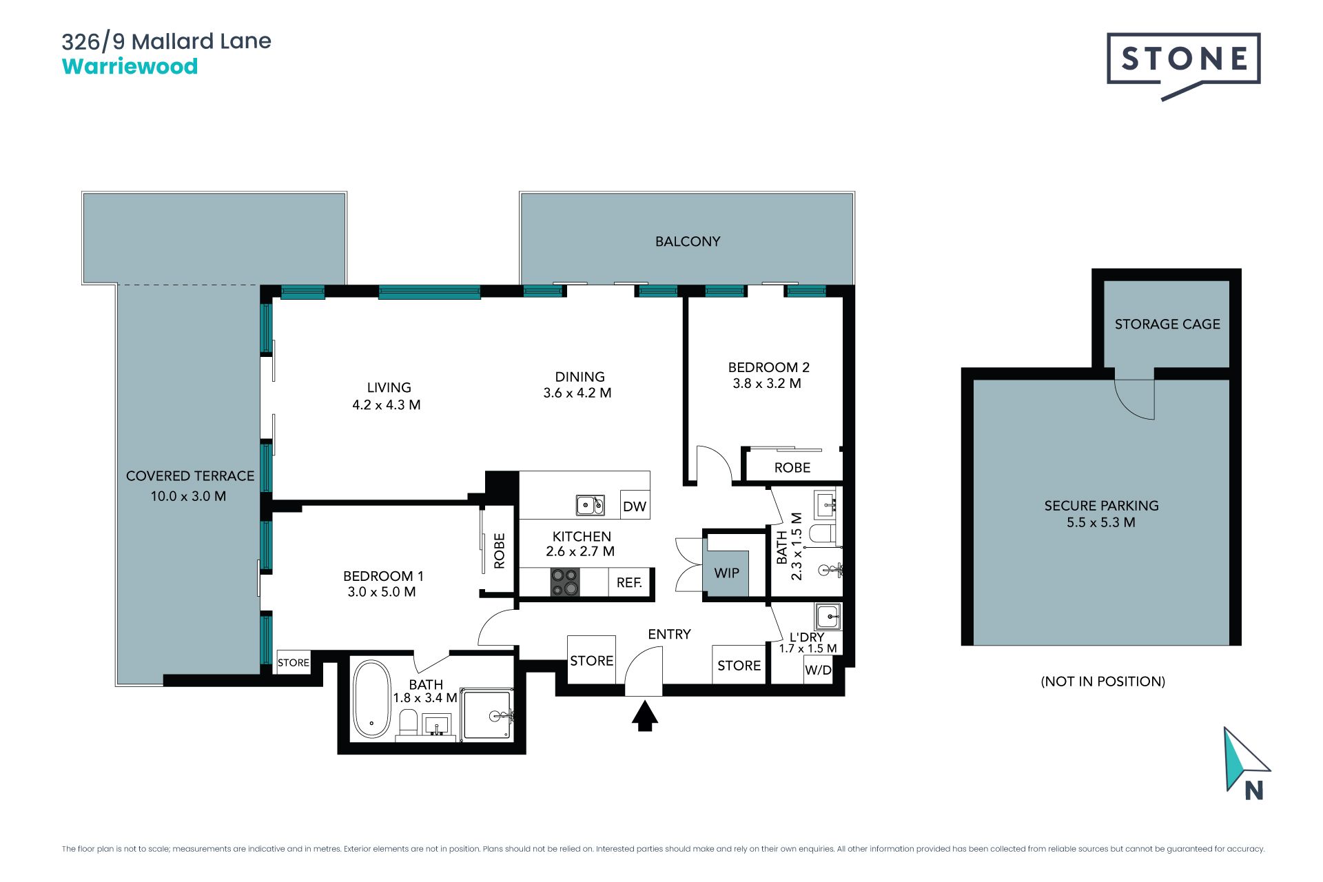 Luxurious penthouse with enormous terrace and north aspect