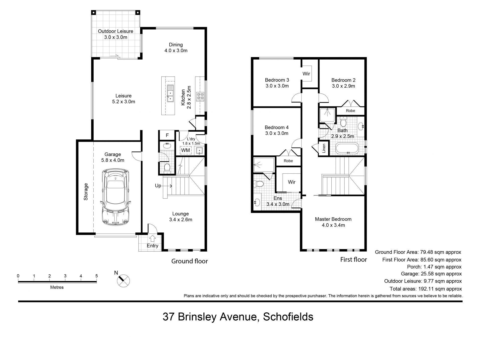 Four Bedroom Brand New House For Sale