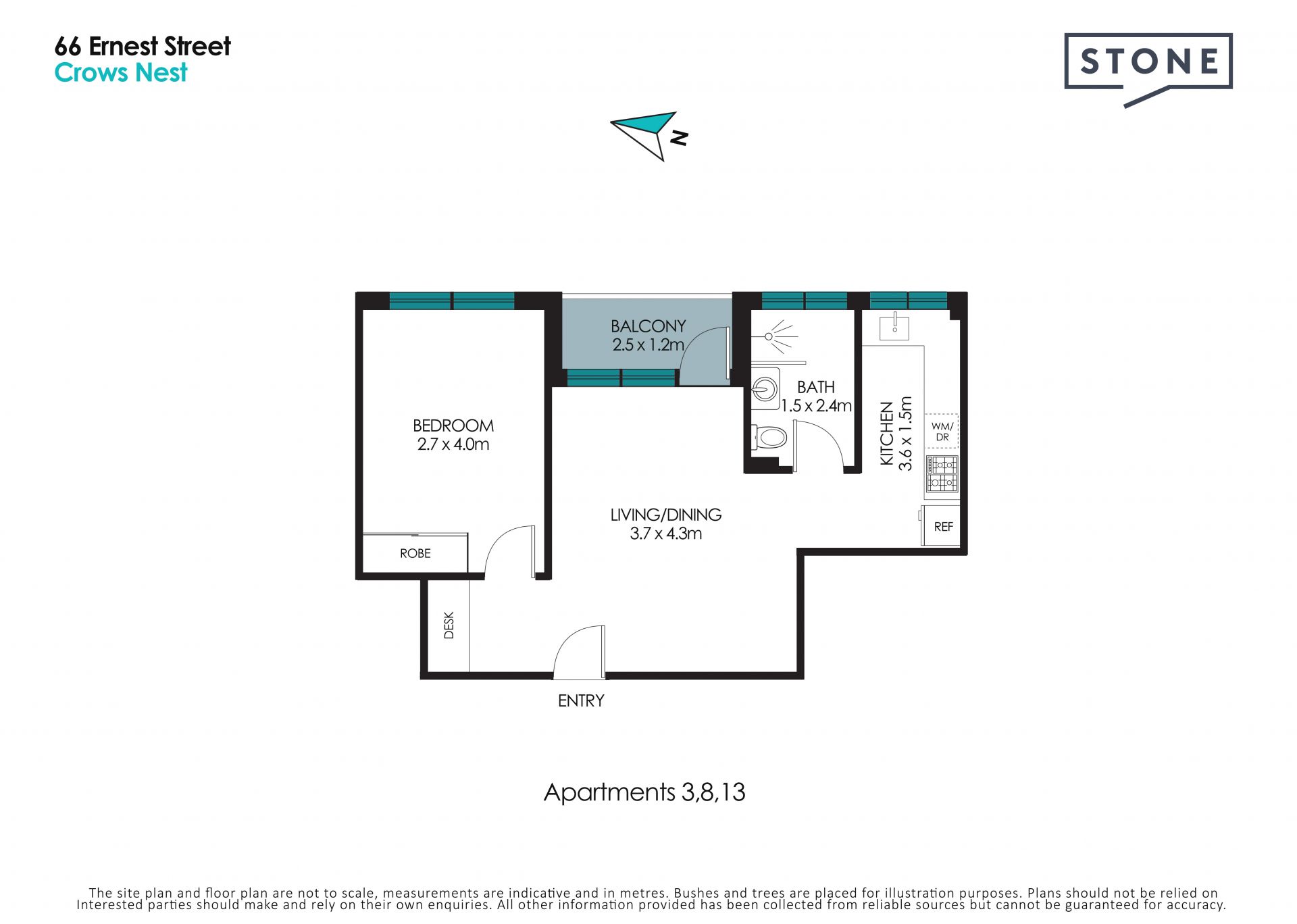 Fully renovated one bedroom apartment in great location