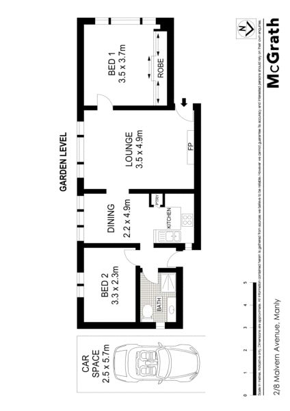 Newly renovated ground floor apartment