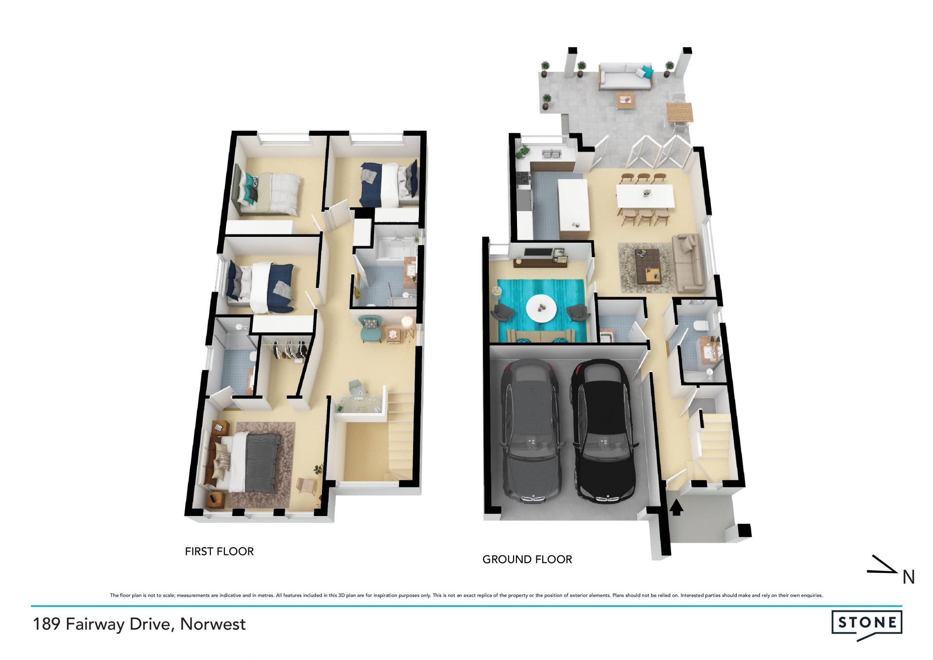 Contemporary, low maintenance home