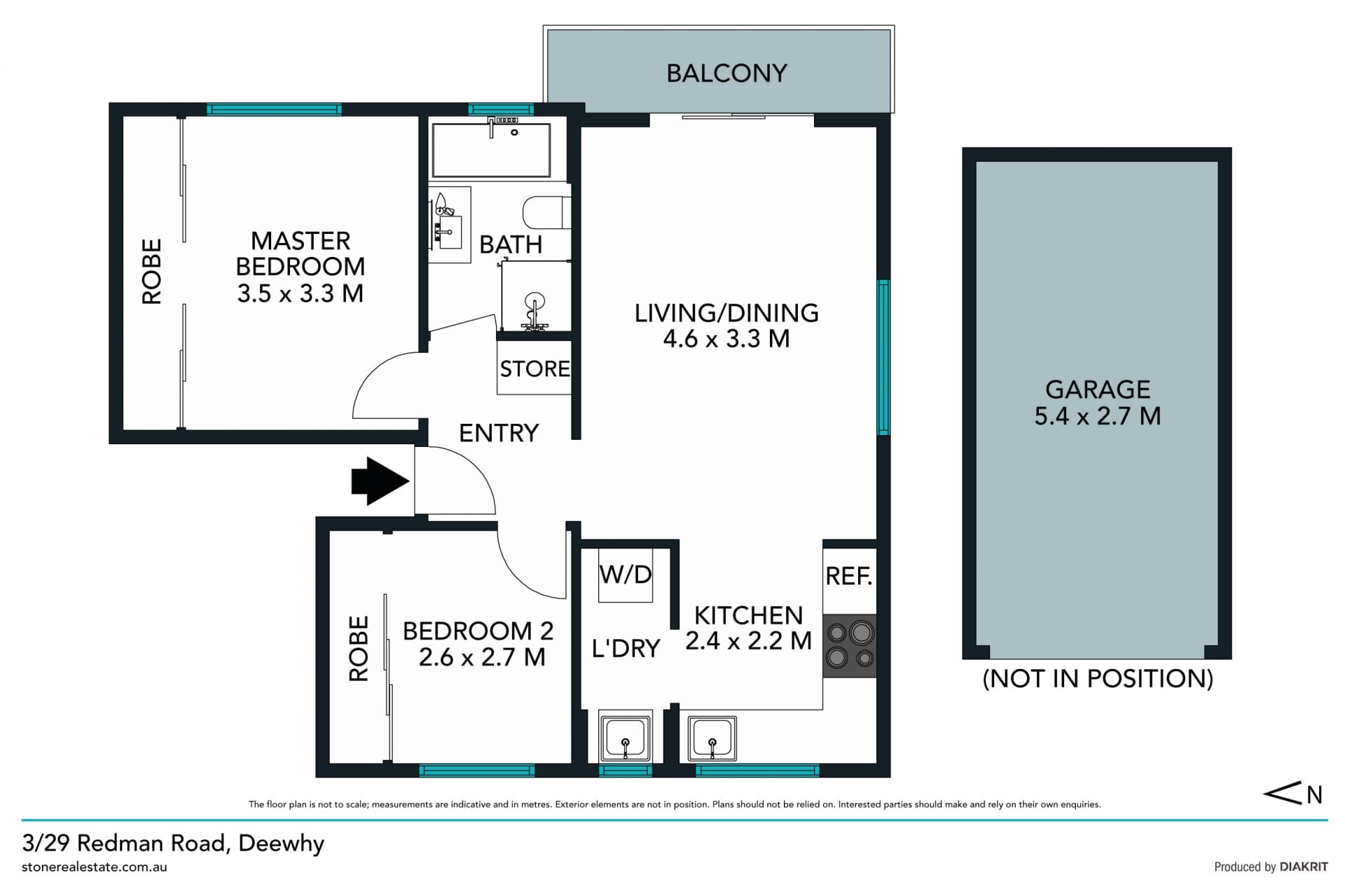 Contemporary living in a private setting