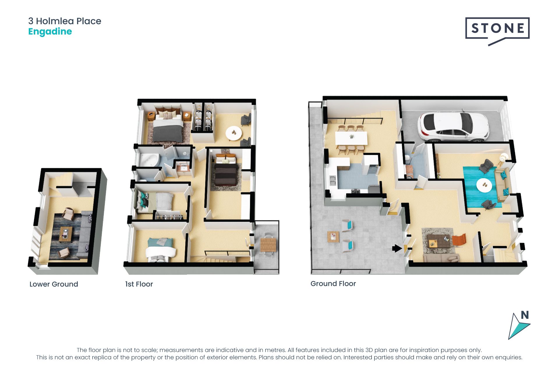Three versatile levels complete with city views