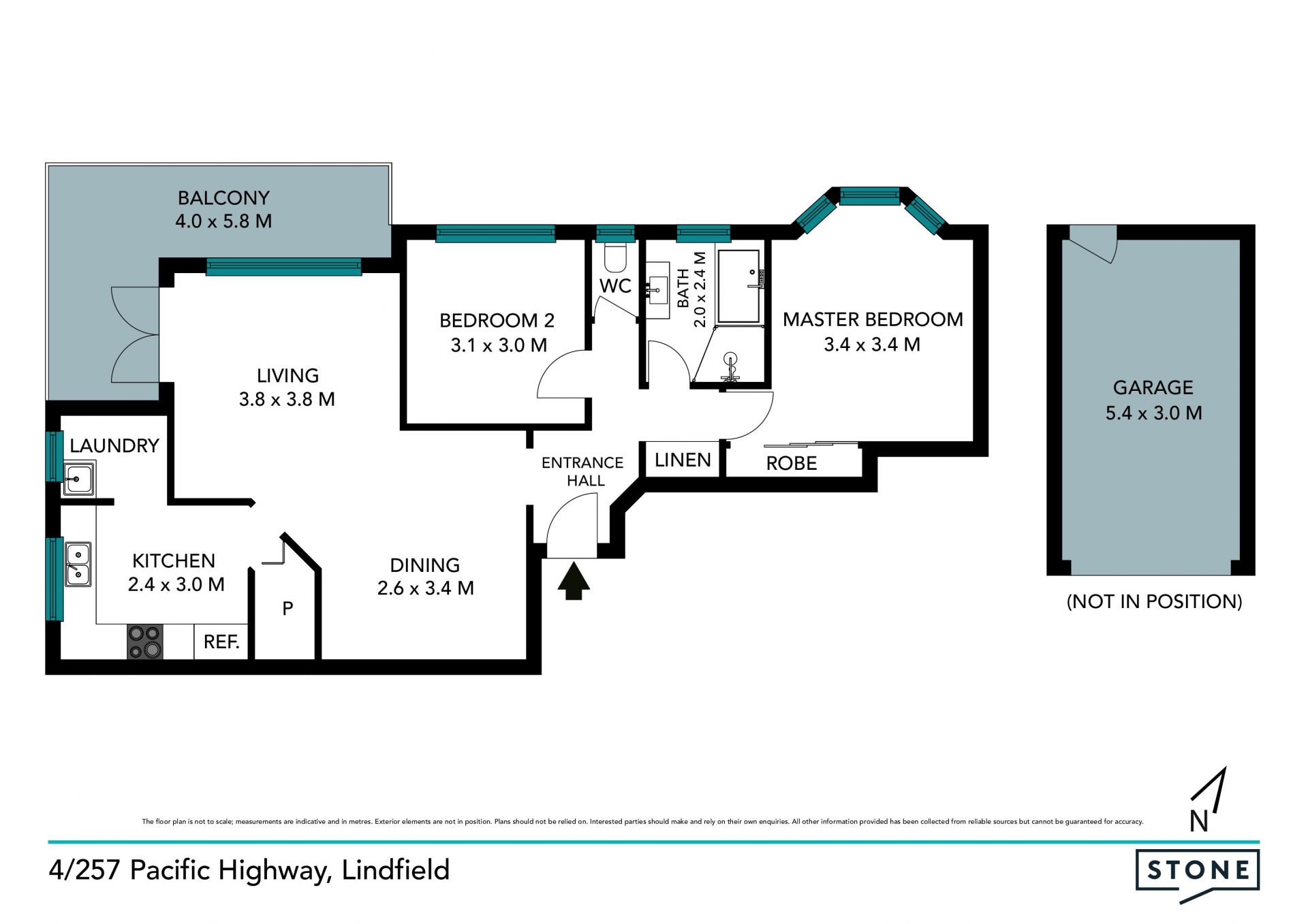 Private sunny apartment offers ultra convenience