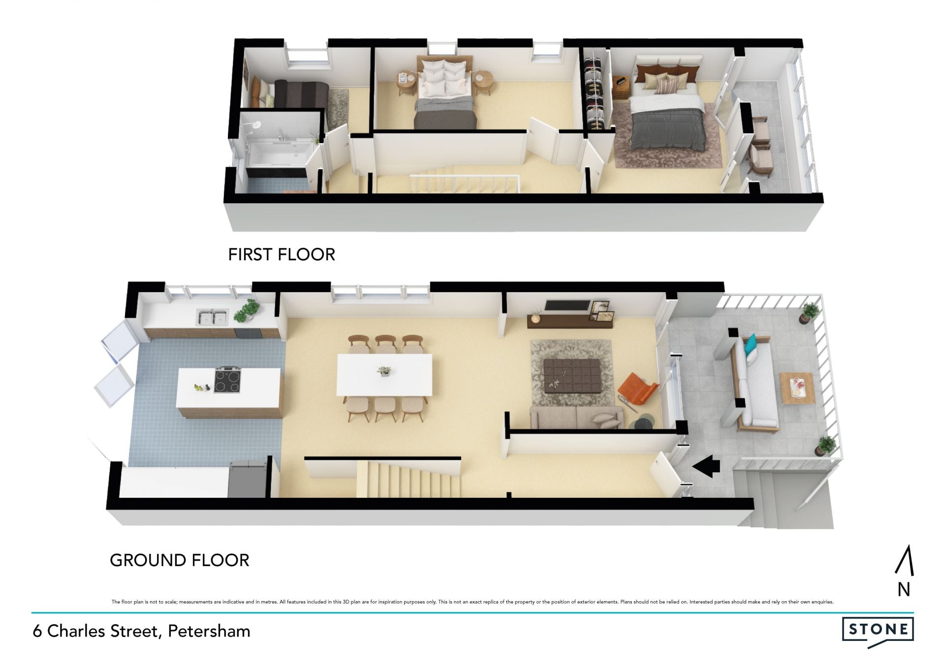 Family-sized freestanding home offers a private urban retreat