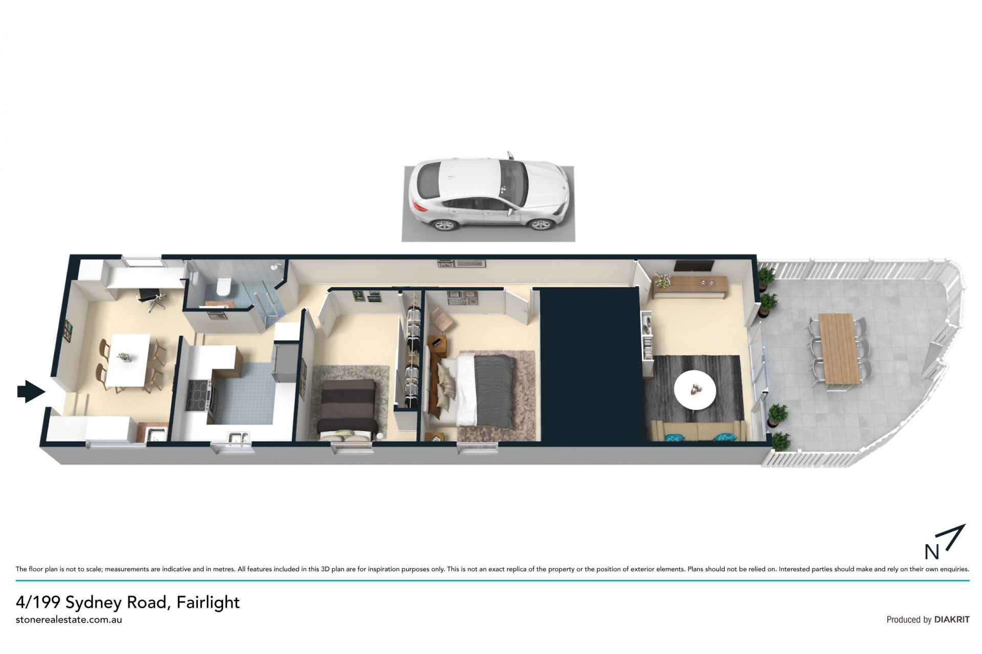 Amazing 124sqm garden apartment with the feel of a semi